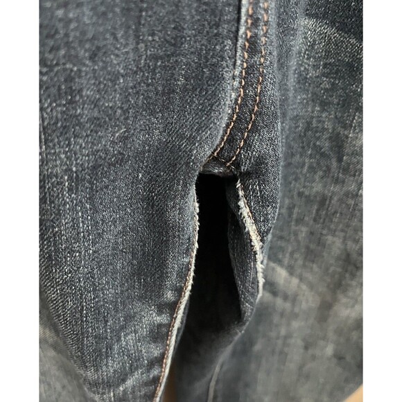 Free People size 27 Distressed Stretch Denim Overalls - Picture 7 of 13